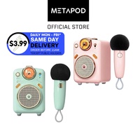 (SAME DAY DELIVERY) Divoom Fairy OK Karaoke Portable Speaker with Wireless MIC/FM/MicroSD/BT