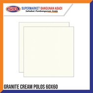 GRANITE / GRANIT DINDING / LANTAI CREAM POLOS 60X60