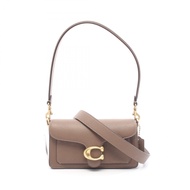 【二手】COACHTabby 20 單肩包 CY201B4CBD 深石色皮革兩用單肩包 女士（全新）