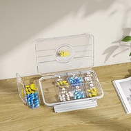 7 Compartment Medicine Organizer Pill Box Pill Box Plastic Medicine Travel Pill Box