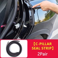SEAMETAL Car Door Rubber Seal Soundproof B Pillar C Pillar Rubber Seal Strip Universal Getah Pintu K