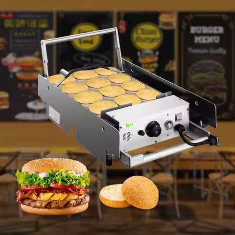 Fast/snack Food Machine SS Electric restaurant Patty Warmer Hamburger Warmer/burger Bun Toaster/patt
