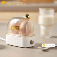 MXMUSTY Electric Egg Boiler Mini 2 Eggs Egg Boiler Breakfast|Automatic Power Off Portable Food Steam