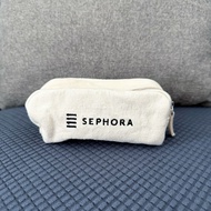 SOLD OUT Sephora SMALL SIZE Cotton Canvas with zipper coin wallet Makeup pouch Organizer