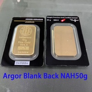 Super low price1oz /50g 24K Gold Plated Bar Swiss Argor Copper Bullion Switzerland Gold Bar With Dif
