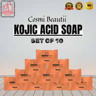 New Release Cosmi Beautii Kojic Acid Soap (Set of 10) 70g Whitening Effect for Men