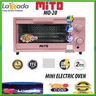 HARGA PROMO OVEN MO-20 MITO Oven Electric Mini 11 Liter Low Watt Mitochiba OVEN  LISTRIK MITO MINI MO 20 (11 LITER)