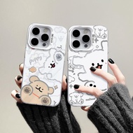 手机壳The Line Couple Puppy Is Suitable for IPhone, Xiaomi 15, IPhone 17, Huawei, Oppo, Honor, Iqoo13, 