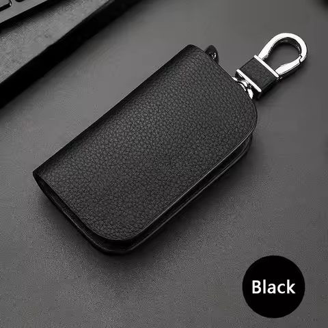 Leather Car Key Case Keychain For Bentley Ferrari Lamborghini VW Audi BMW MINI Benz Alfa Maybach Key