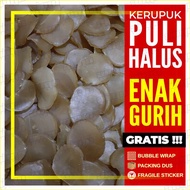 Kerupuk Gendar atau Kerupuk Puli renyah 500 gram mentah digoreng dahulu sebelum dimakan cocok buat