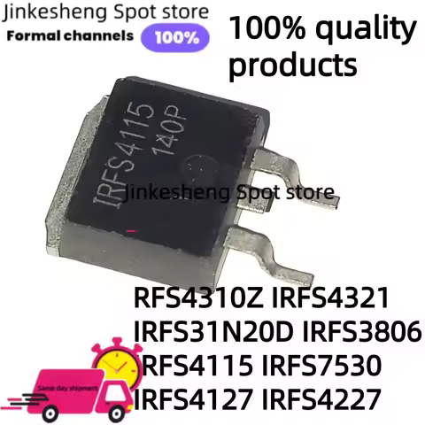 5pcs-10pcs new quality products IRFS4310Z IRFS4321 IRFS31N20D IRFS3806 IRFS4115 IRFS7530 IRFS4127 IR