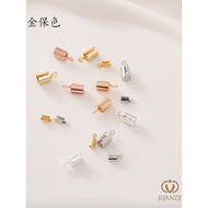 18k Gold-clad Accessories Leather Rope Finishing Connection Bracelet Copper Wire Chain Round Rope Wi