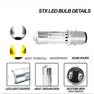 HONDA BEAT FI- MOTORCYCLE Headlight LED | DUAL Bulb | High Beam White Low beam yellow | Accessories