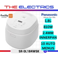 [NEW MODEL] PANASONIC 1.8L MULTIFUNCTIONAL MICROCOMPUTER JAR RICE COOKER SR-DL184WSK / SR-DL184