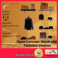 AWM Almari Baju Wardrobe Budak Wardrobe Clothes Wardrobe Organizer Almari Baju Murah Kayu Wardrobe Open Concept Wardrobe