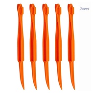 Super 5Pcs Plastic Orange Peeler Remover Multifunctional Easy Open Fast Peeling  Citrus Lemon Cutter