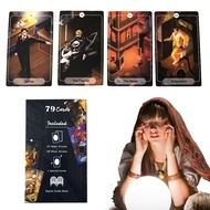 Tarot Deck Cards 78 Cards Stories Tarot Divination Decks Oracle Cards Table Board Game for Friends Gatherings Tarot Gift for Men and Women calm