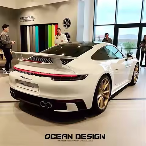 911 992 Carrera Rear Spoiler Fit For Porsche 911/992 Teach Aero Styling Rear Trunk Spoiler Wing