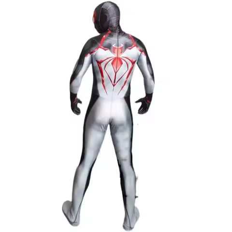 ❤XIALIN Halloween PS5 Miles Morales Spidercosplay Peter Parker Superhero Cosplay Costume Full suit Z