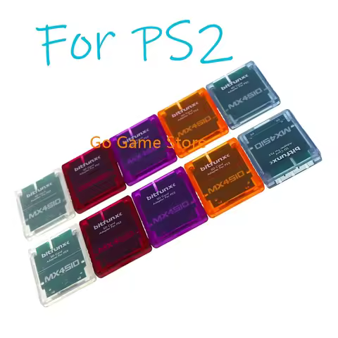10pcs TF/SD Card Adapter For PS2 Console MX4SIO SIO2SD Memory Card Program Game Card Transparent Hou