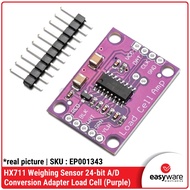HX711 24-bit High Precision Weighing Sensor a/D Conversion Adapter Load Cell HX 711 Purple Board Amp