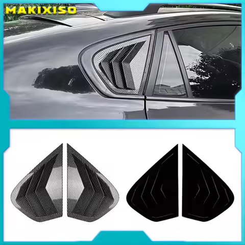 E71 E72 Louver For BMW X6 E71 E72 2008 -2014 Triangle Louver Shark Gill Shaped Rear Window Decorativ