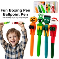 Cartoon Boxing Ballpoint Pen Merry Christmas Present Happy Halloween Day