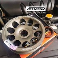 Mitsubishi Lancer GT 2.0/Proton Inspira - Arospeed Lightweight Harden Crank Pulley T6061 Aluminum (T