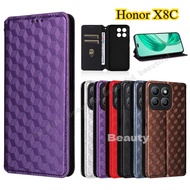 Luxury Flip Leather Case For Honorx8c Phone Casing Honor X8C X8 C X 8C X7C X9C X6B X8B 4G 5G Wallet 