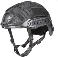 Adjustable Tactical Helmet with Helmet Cover PJ Type Tactical Multifunctional Protective NVG Mount f