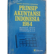 ORIGINAL USED 1984 INDONESIAN ACCOUNTING PRINCIPLES BOOK