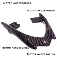 YAMAHA Y15 L BAR LC V8 SPOILER CARBON BALACK / HANDLE BAR BELAKANG MOTOR Y15ZR V1 V2 SPOILER CARBON 
