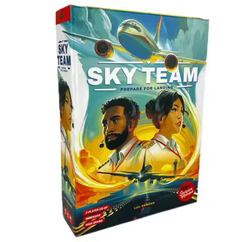 Sky Team Mayday Protocol RT Co-Op Thriller Board Game Aviation Crisis Sim 20min PressurCook Dice Gam