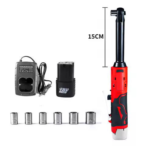 Electric Ratchet Truss Wrench 15cm Extended Ratchet Wrenches Angle 90 Degree Quick Right Angle Frame