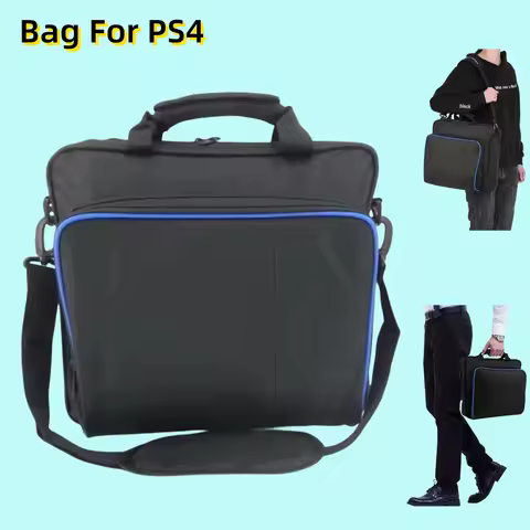 Bag For PS4 Travel Storage Carry Case Protective Shoulder Bag for Playstation 4 Slim Console and Acc