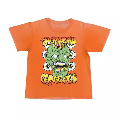Drop Dead Gorgeous Band Monster Orange T Shirt Full Size S 5Xl Tt536