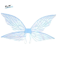 (FQAUCK) Cosplay Props Girl Butterfly Wings Organza Role Play Fairy Wings Multicolor Lightweight Elf