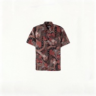 【IDEXER】 Baju Kemeja Batik Lengan Pendek Cutting Besar Saiz Besar 3XL, 4XL ID0477