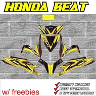 Honda Beat decals sticker laminated