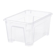 Clear Storage Box 28x20 X 14cm Transparent Small Storage Box (5L)
