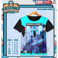 3D Kids T-shirts Minecraft Frost Diamond v9 Kids Clothes 3D Game 3D Kids T-shirts Anime 3D Kids T-sh