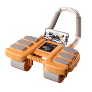 Abdominal Roller Wheel with Automatic Rebound Elbow Support Men Women Core Workout 4 Wheels Abdomina