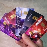 Aurora Italia Marvel 1g (Au 999.99) 24K Limited Edition Gold Bar