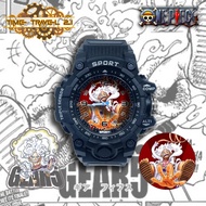 Jam Tangan Anak Sport Terbaru One Piece Gear 5 Strap Ruber Sporty Anti Air /Jam Tangan Sport 01X7SP