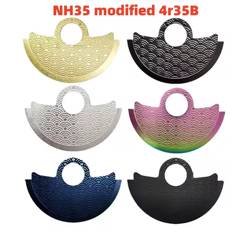 Watch Parts Automatic Hammer Patch NH35 Modified 4r35B Movement NH36 Movement Gold Automatic Hammer 
