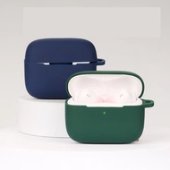 【Stock Ready】Solid Color Silicone Earphone Soft Cases Compatible For Baseus Bowie 30 with Hook