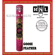 RSL Platinum Shuttlecocks - GOOSE FEATHER (12pcs in a tube)