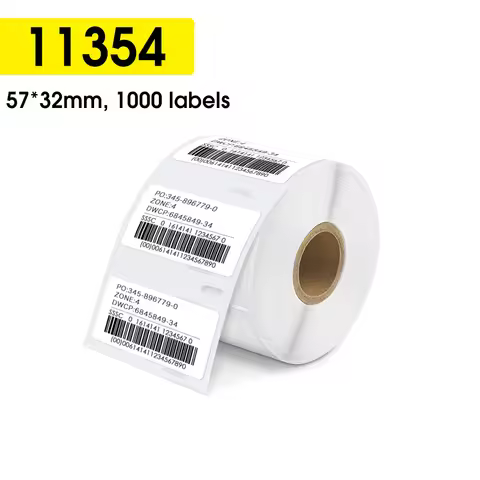 Dymo LW Compatible Labels lw11354 57*32mm 1000 Labels Self Adhesive White Label Sticker for Dymo Lab