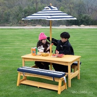 Outdoor Children Indoor Furniture Kindergarten Sunshade Beach Chair Picnic Camping Site Table Set Su