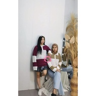 Fx SHOP PREMIUM CABLE STRIPE KNIT SWEATER